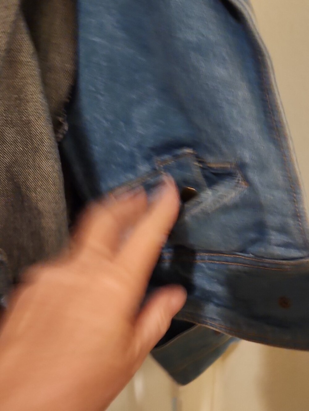 Light Blue Denim Jean Jacket - Women’s - Picture 9 of 10